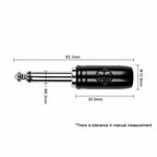 Kirlin IP-241BC-BK-10 Original 24 10m Instrument Cable - Black