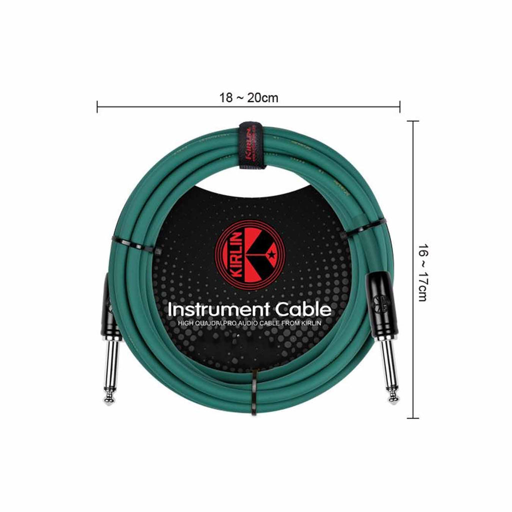 Kirlin IP-241BC-GR-10 Original 24 10m Instrument Cable - Green