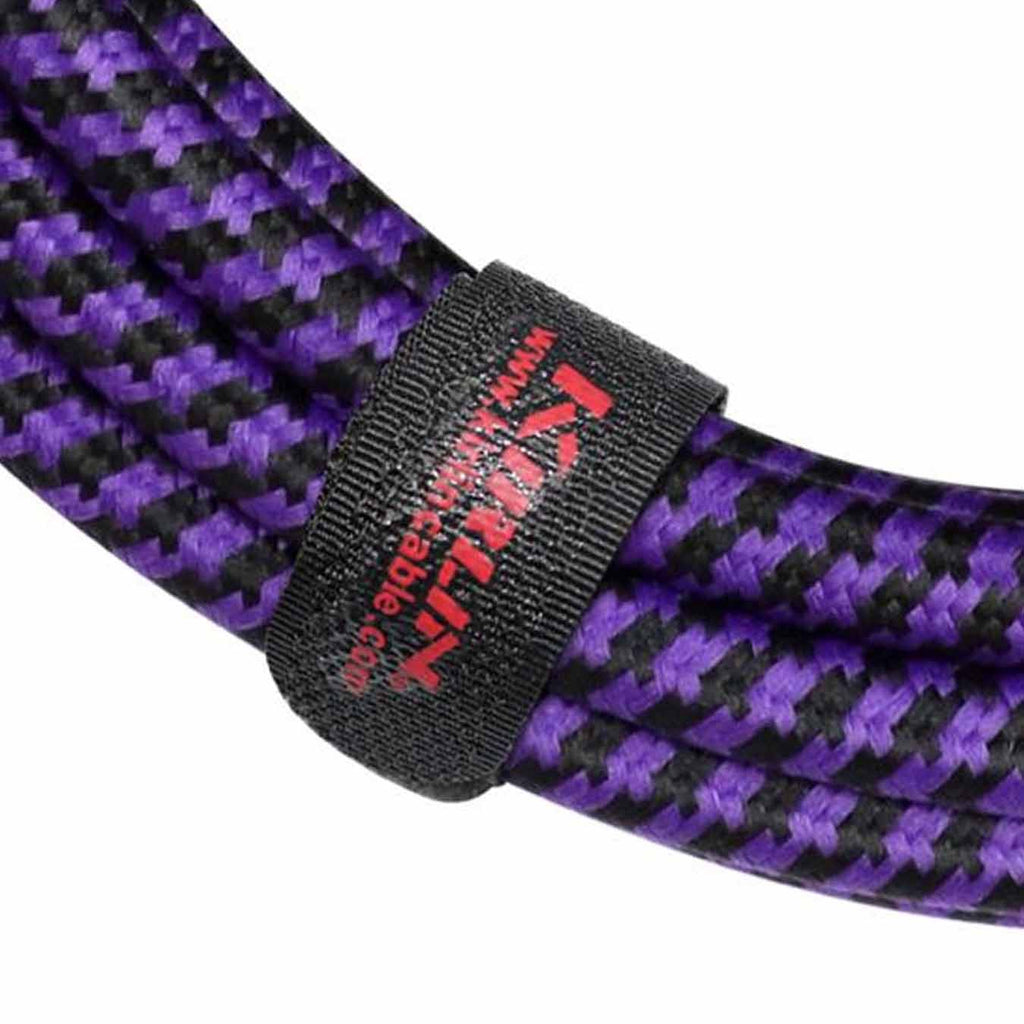 Kirlin IW-241BCG PUB Original Woven 3mtr Instrument Cable - Purple