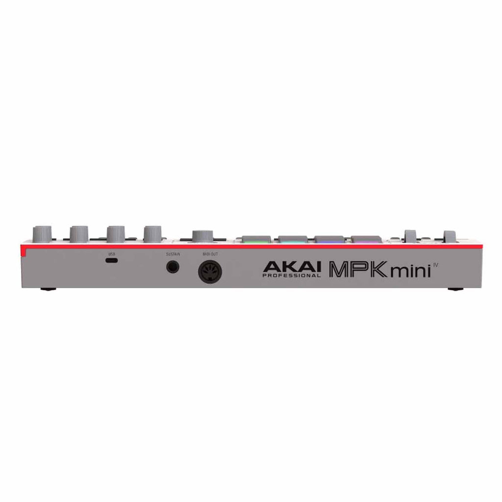 Akai MPK Mini IV Midi Controller - White