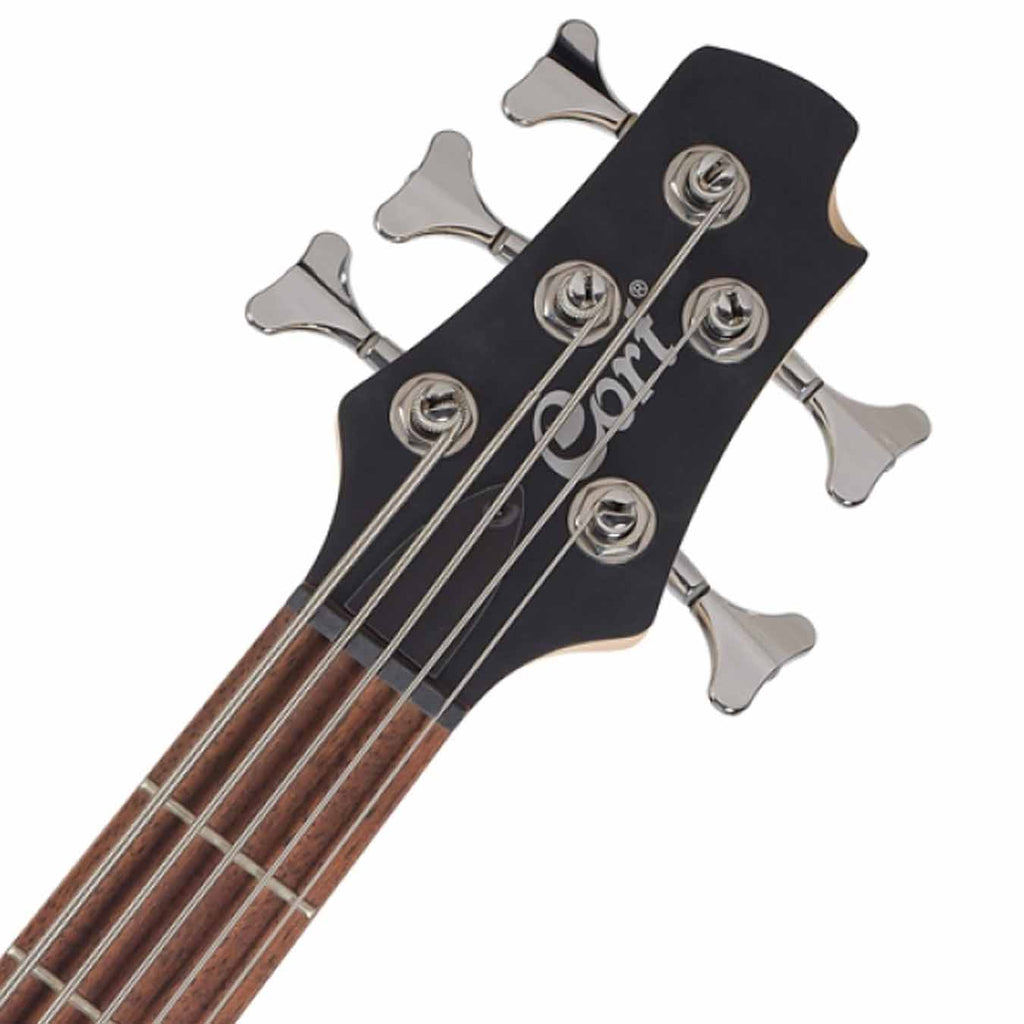 Cort Action Bass V Plus 5 String Electric Guitar - Trans Red