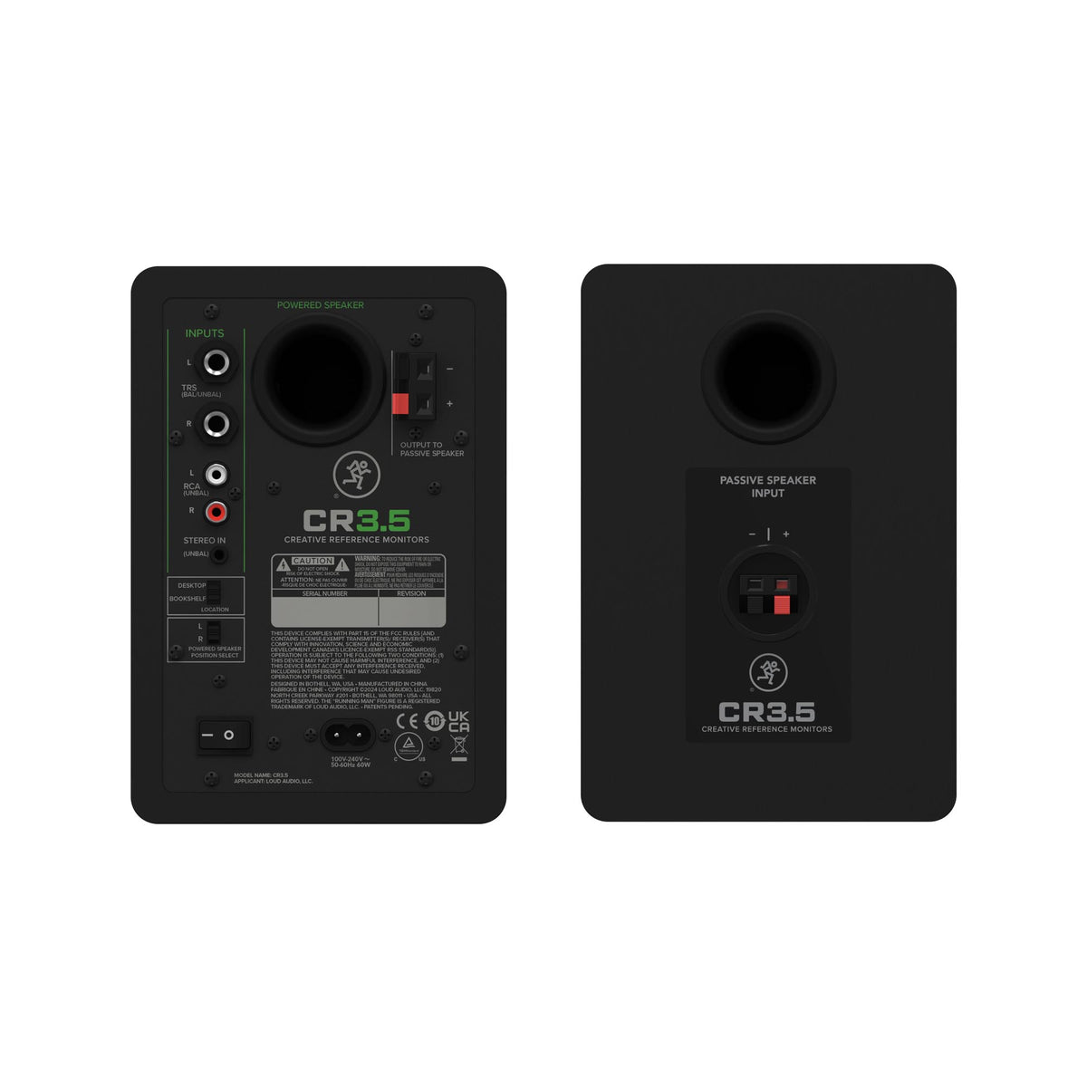 Mackie CR3.5 | CR Series (Gen 3) | Desktop Speakers / Home Audio