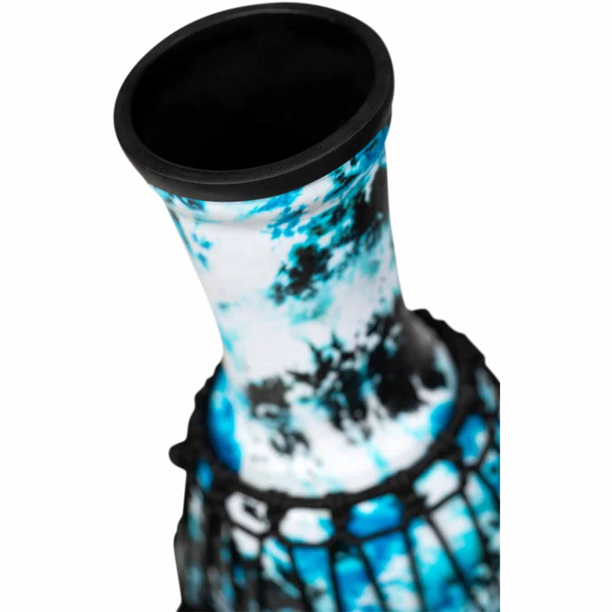 Meinl Jr. Series 7 inch Synthetic Djembe, Galactic Blue Tie Dye - JRD-GB