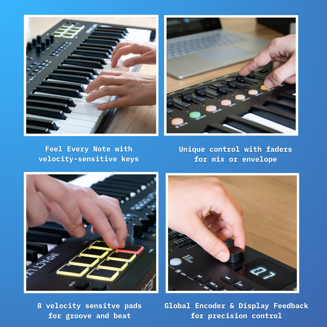 Nektar Impact LX88 Mk3 MIDI keyboard