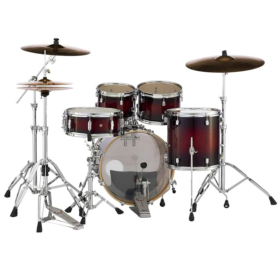 Pearl Decade Maple DMP925SP/C 5-Pcs Hybrid Shell Pack - Gloss Deep Red Burst