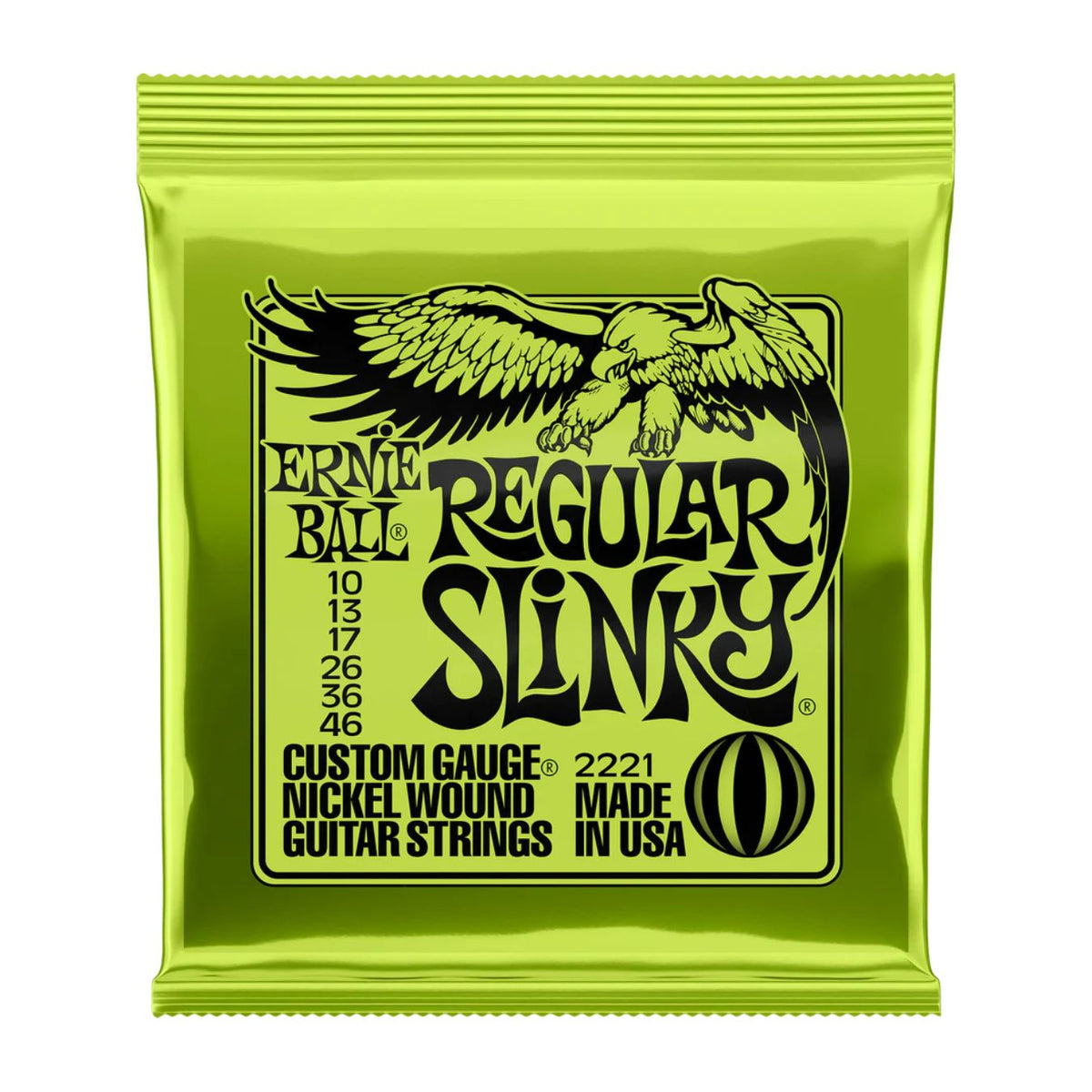 Ernie Ball 2221 Regular Slinky Nickel 10-46 Gauge