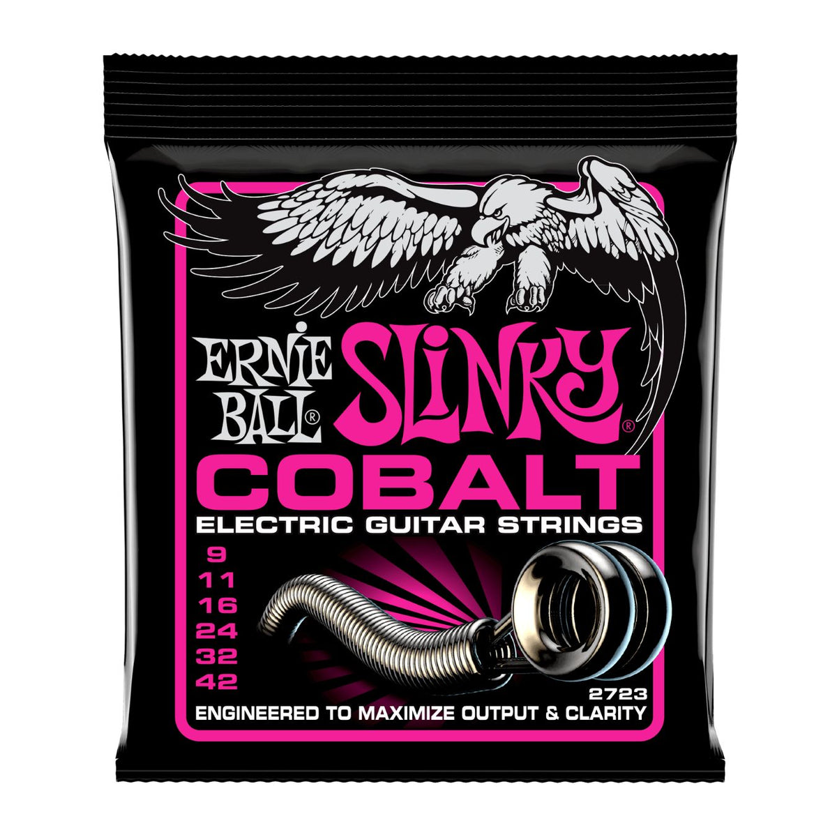 Ernie Ball Super Slinky Cobalt Electric Guitar Strings 9-42 Gauge