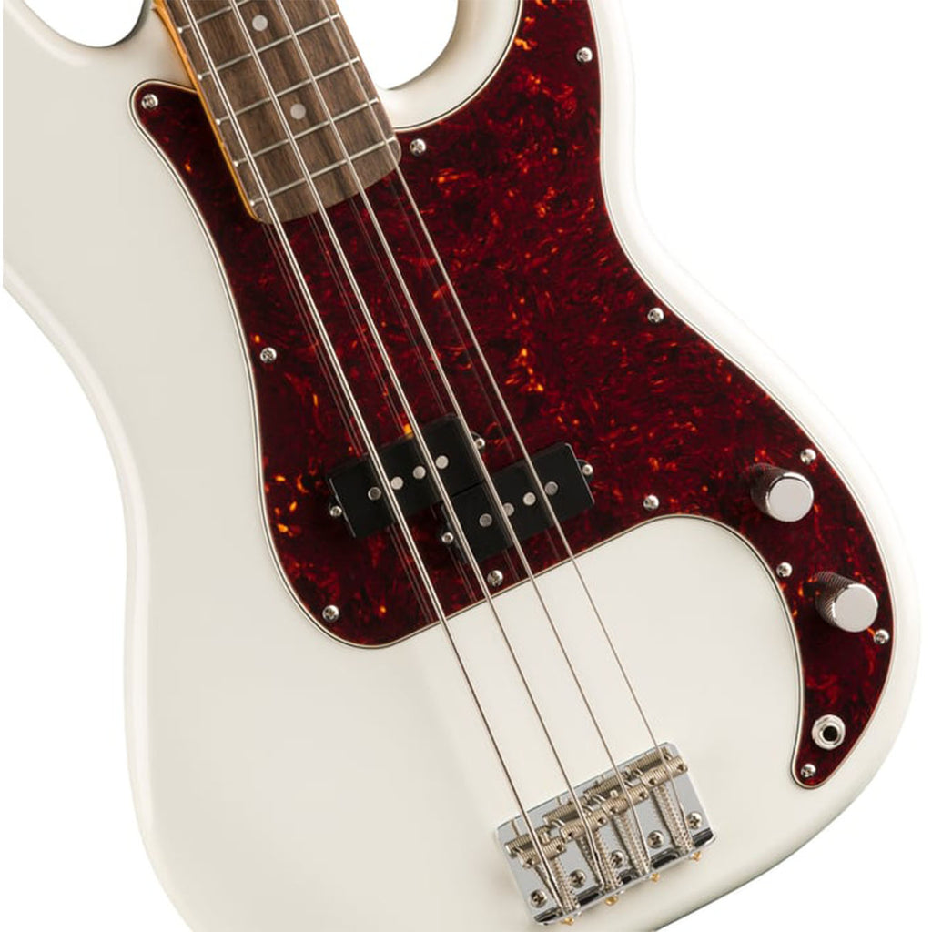 Fender Squier Classic Vibe 60s Precision 4-String Bass Guitar 0374510505 - Olympic White
