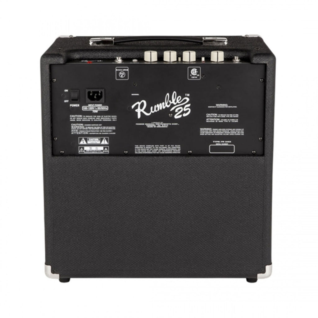 Fender Rumble 25 Watt V3 Bass Guitar Combo Amplifier 2370204900