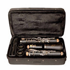 Waxwing 14 Key Professional Bb matte finish nickel plated keys clarinet. with box.