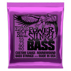 Ernie Ball 2831 Power Slinky Nickel Wound Electric Bass Guitar Strings - .055-.110
