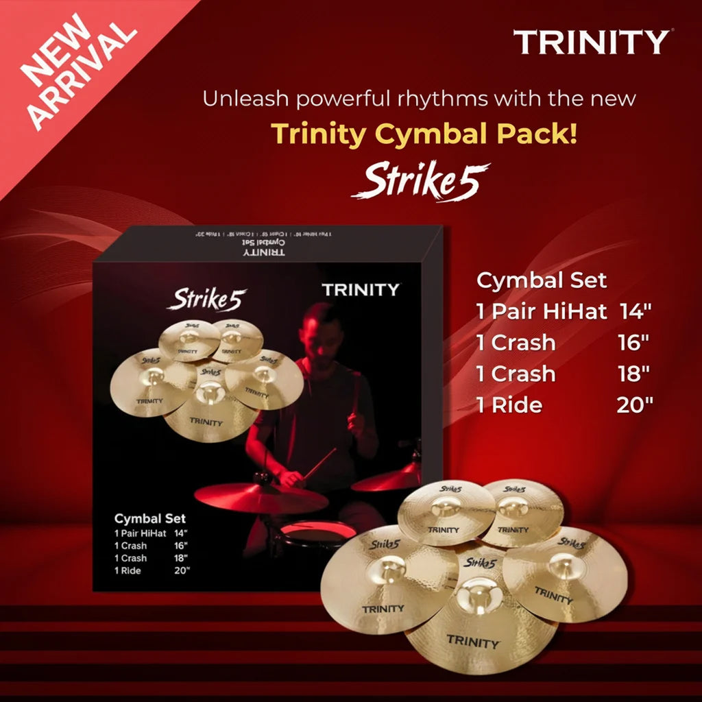 Trinity Strike- 5 | 5 Piece Cymbal Pack