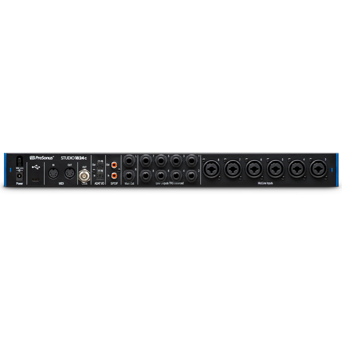 Presonus Studio 1824c 18-in/18-out USB-C Audio Interface with 8 XMAX Preamps