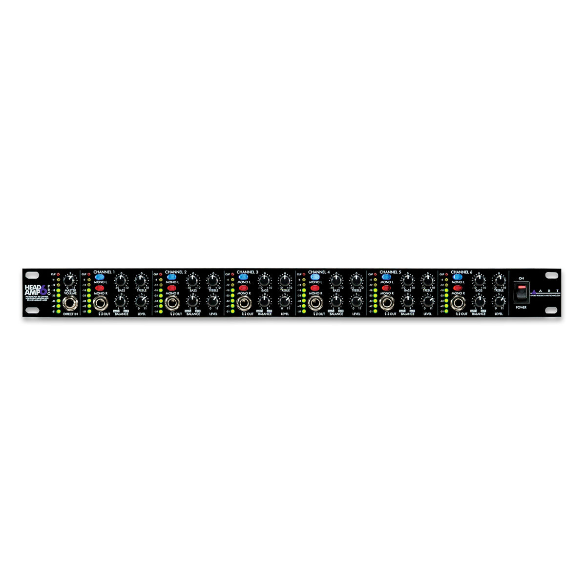 Art Pro HeadAmp6 Pro – 6 Channel Pro Headphone Amplifier