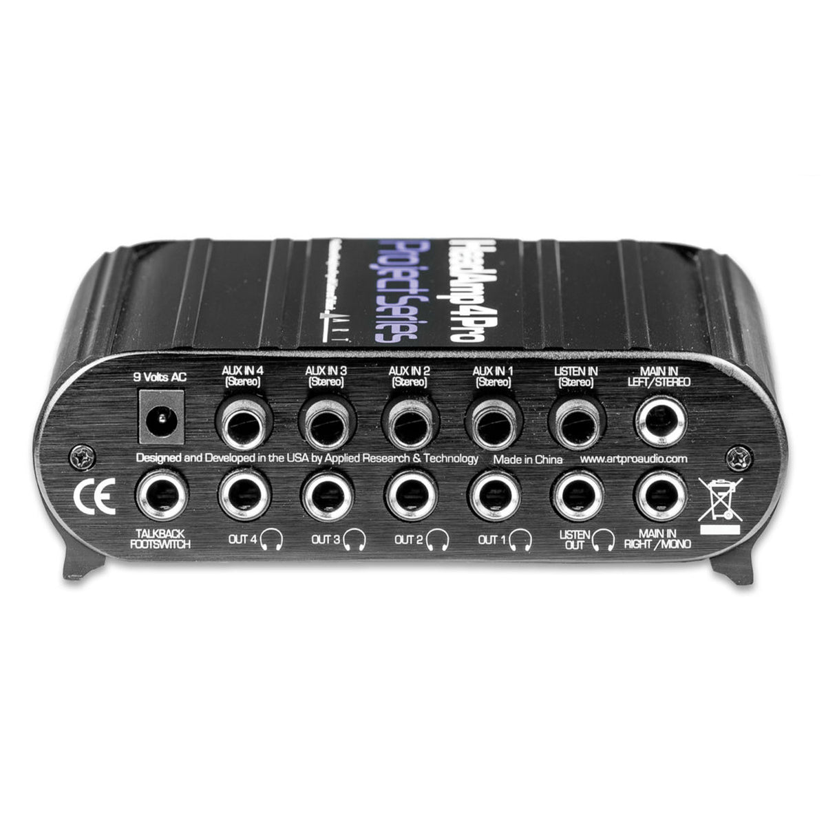 HeadAMP 4 Pro Five Channel Headphone Amplifier with Talkback