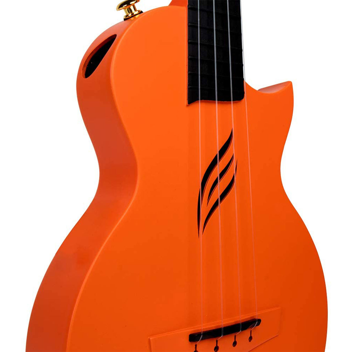 Enya Concert Ukulele Nova U Carbon Fiber Travel Ukulele with Beginner Kit includes online lessons, case, strap, capo and stri