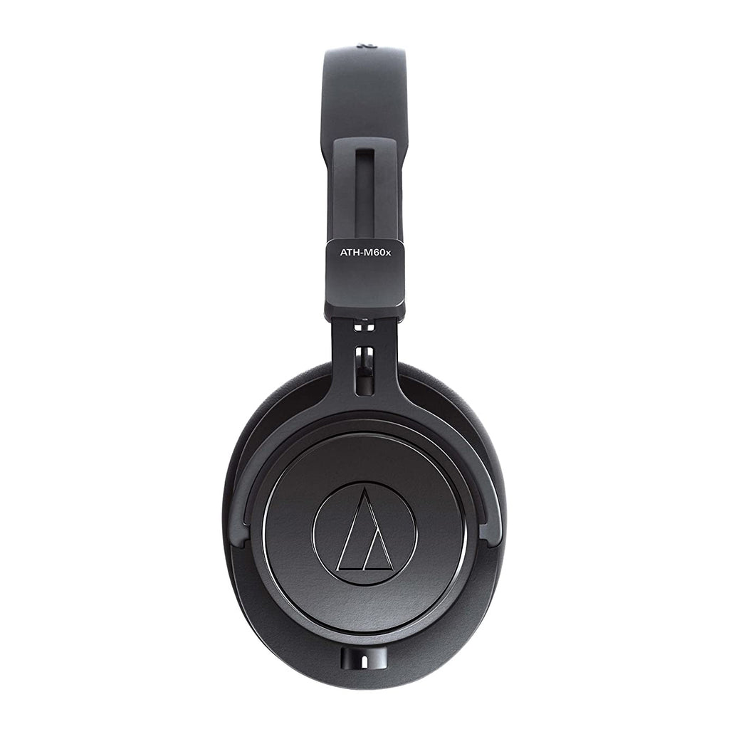 Audio-Technica ATH-M60X On-Ear Closed-Back Dynamic Professional Studio Monitor Headphones