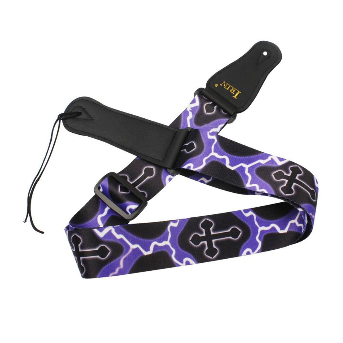Irin Rockyou woven Guitar Strap for Acoustic Electric & Bass Guitars / heavy metal pattern