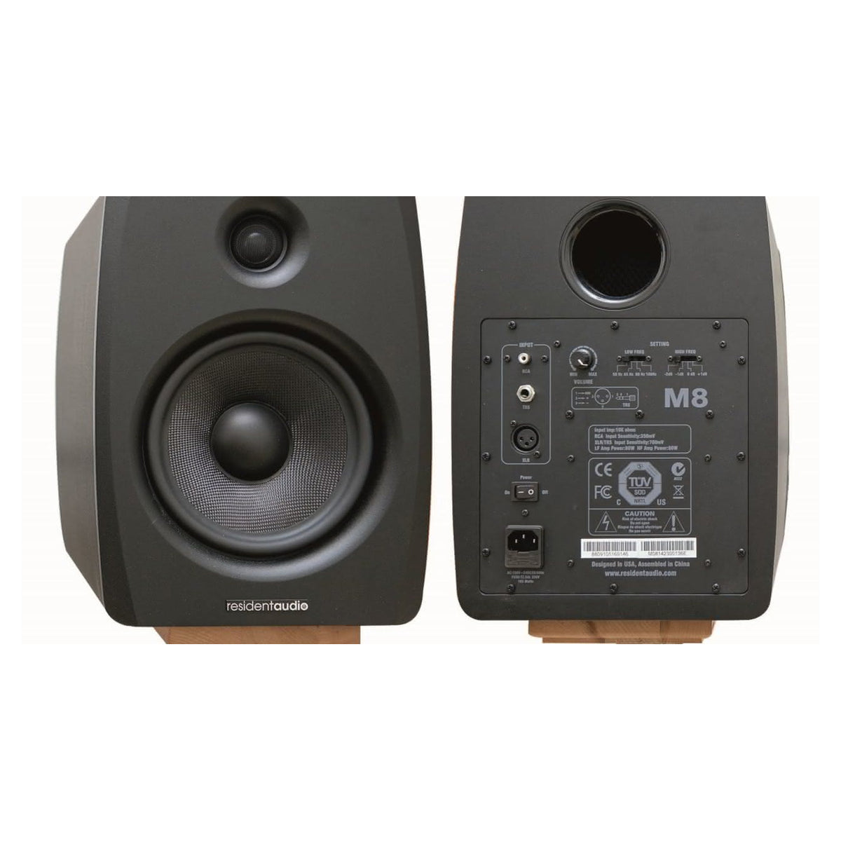 Resident Audio M8 Active Studio Monitor ( Pair)