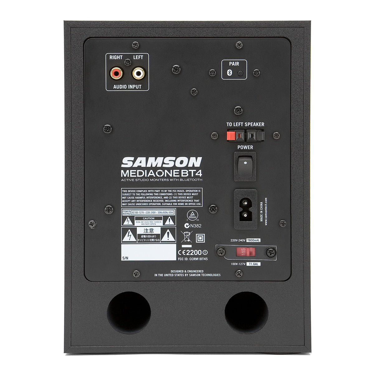 SAMSON MediaOne BT4 - Active Studio Monitors with Bluetooth
