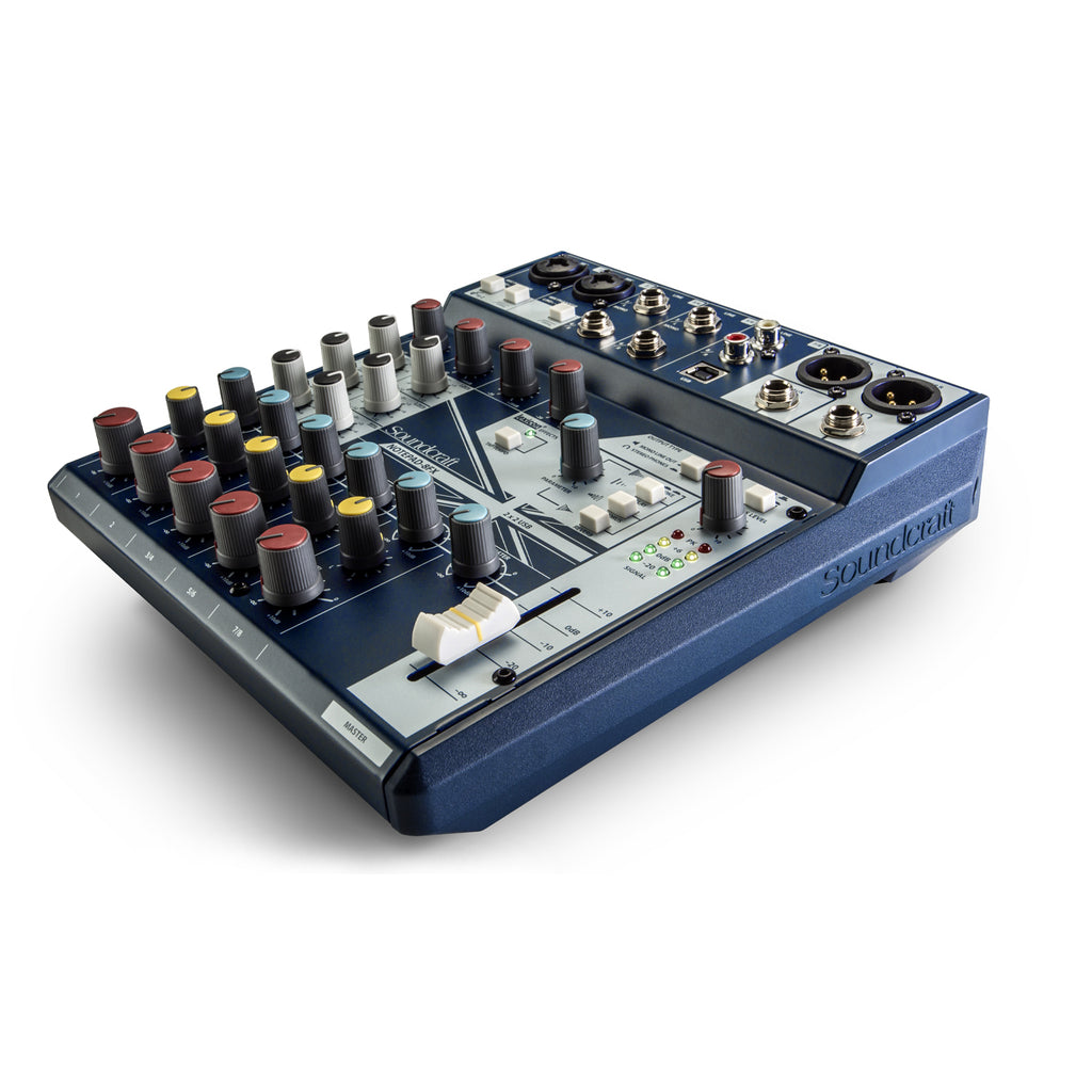 Soundcraft Notepad-8FX Small-format Analog Mixing Console with USB I/O and Lexicon Effects