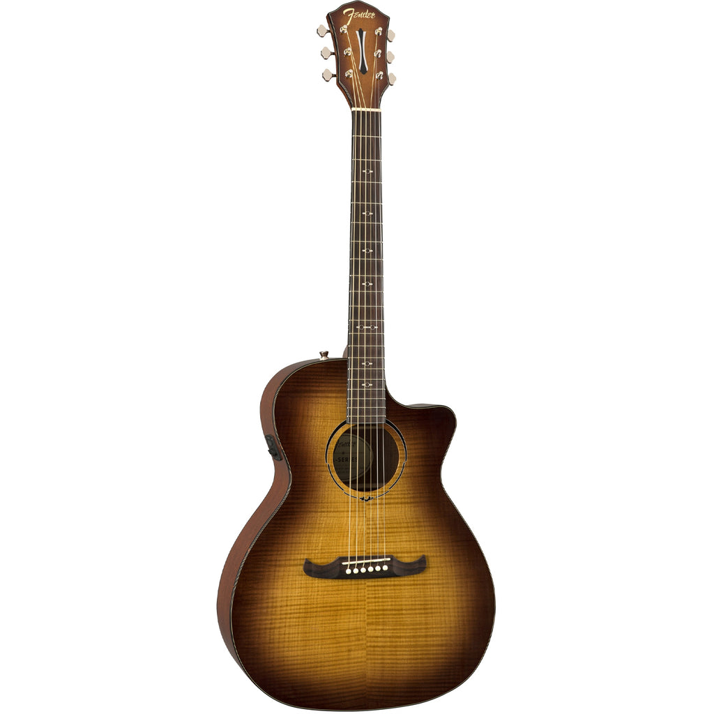 Fender FA-345CE Auditorium Laurel Fingerboard 3-Tone Tea Burst 0971343064
