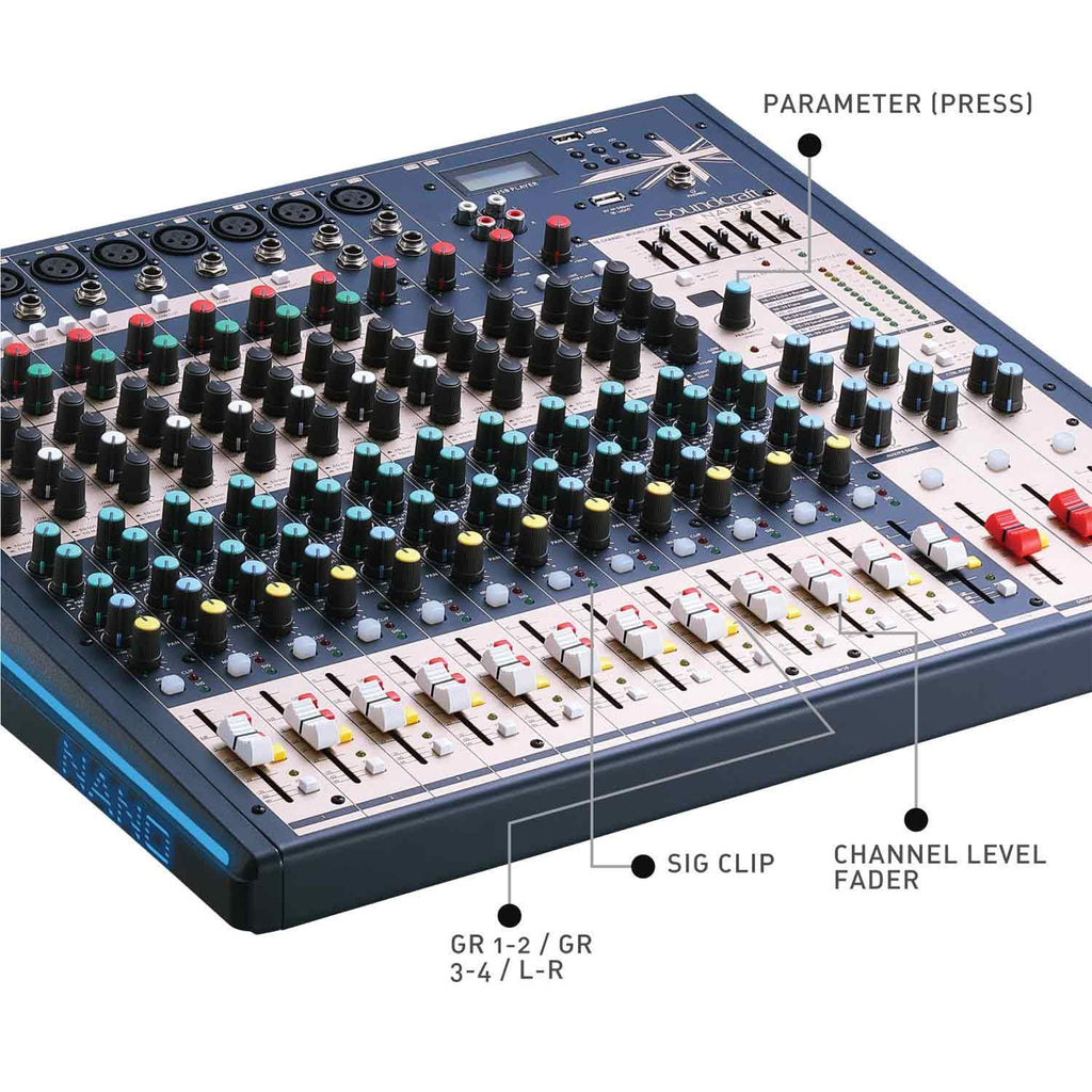 SOUNDCRAFT NANO M16EU COMPACT MIXER