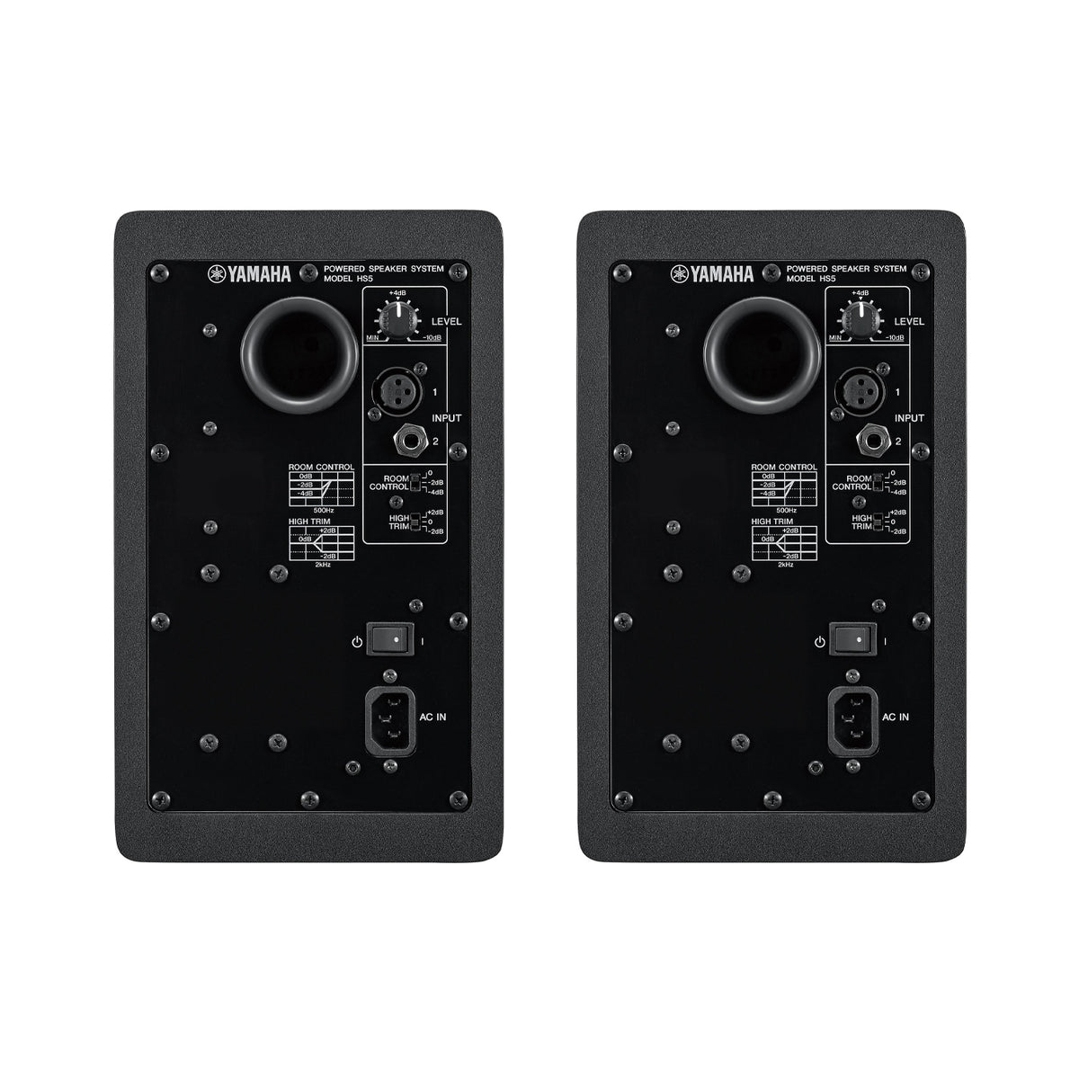 Yamaha HS5 Matched Pair Active Studio Monitors Black