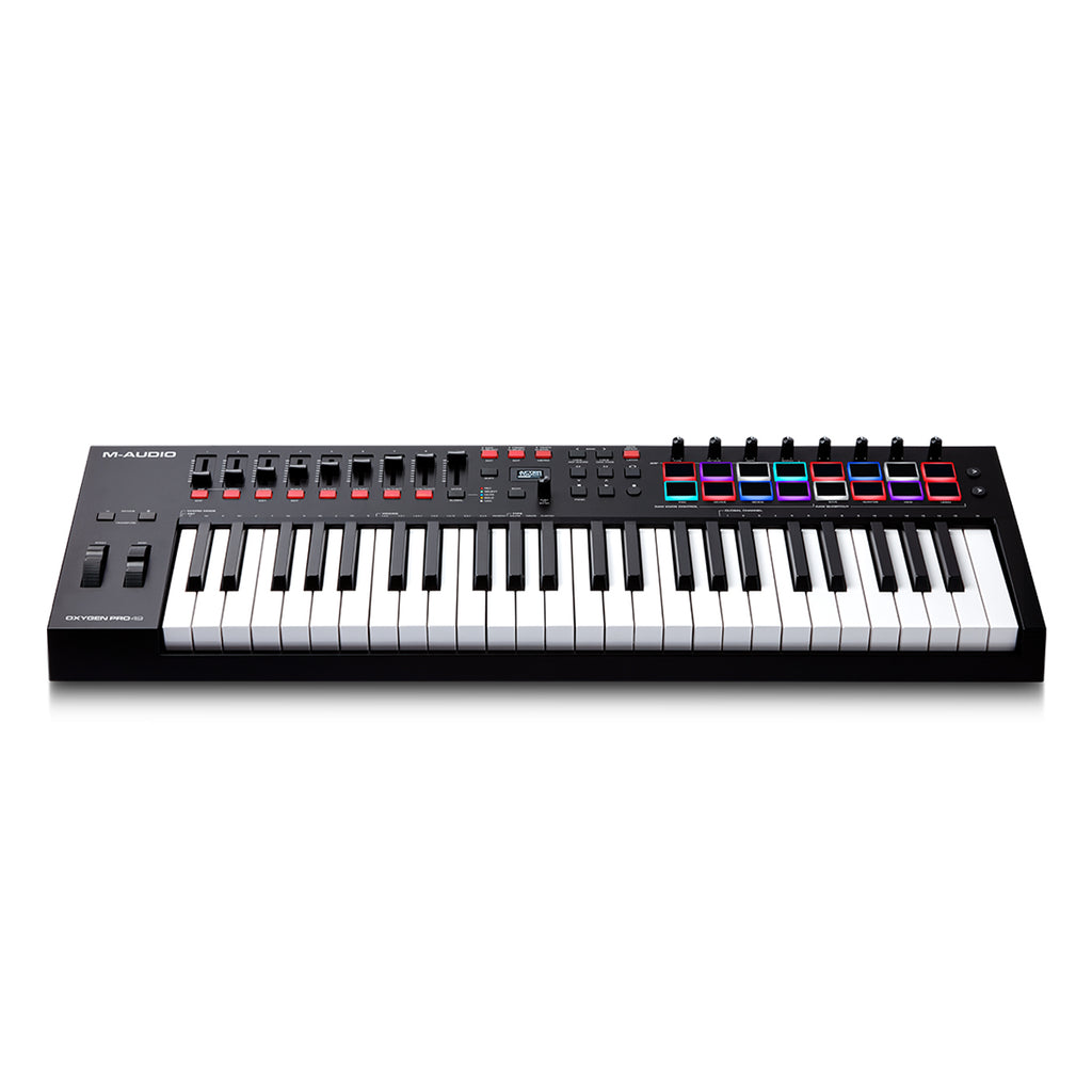M-Audio Oxygen Pro 49 49-key USB powered MIDI controller with Smart Controls and Auto-mapping