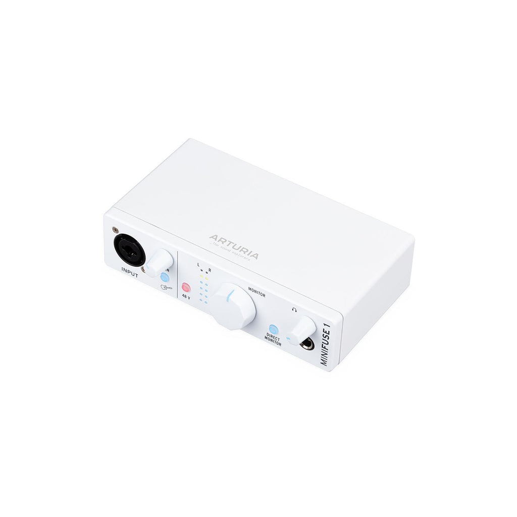 Arturia MiniFuse 1 portable USB-C Audio Interface - white