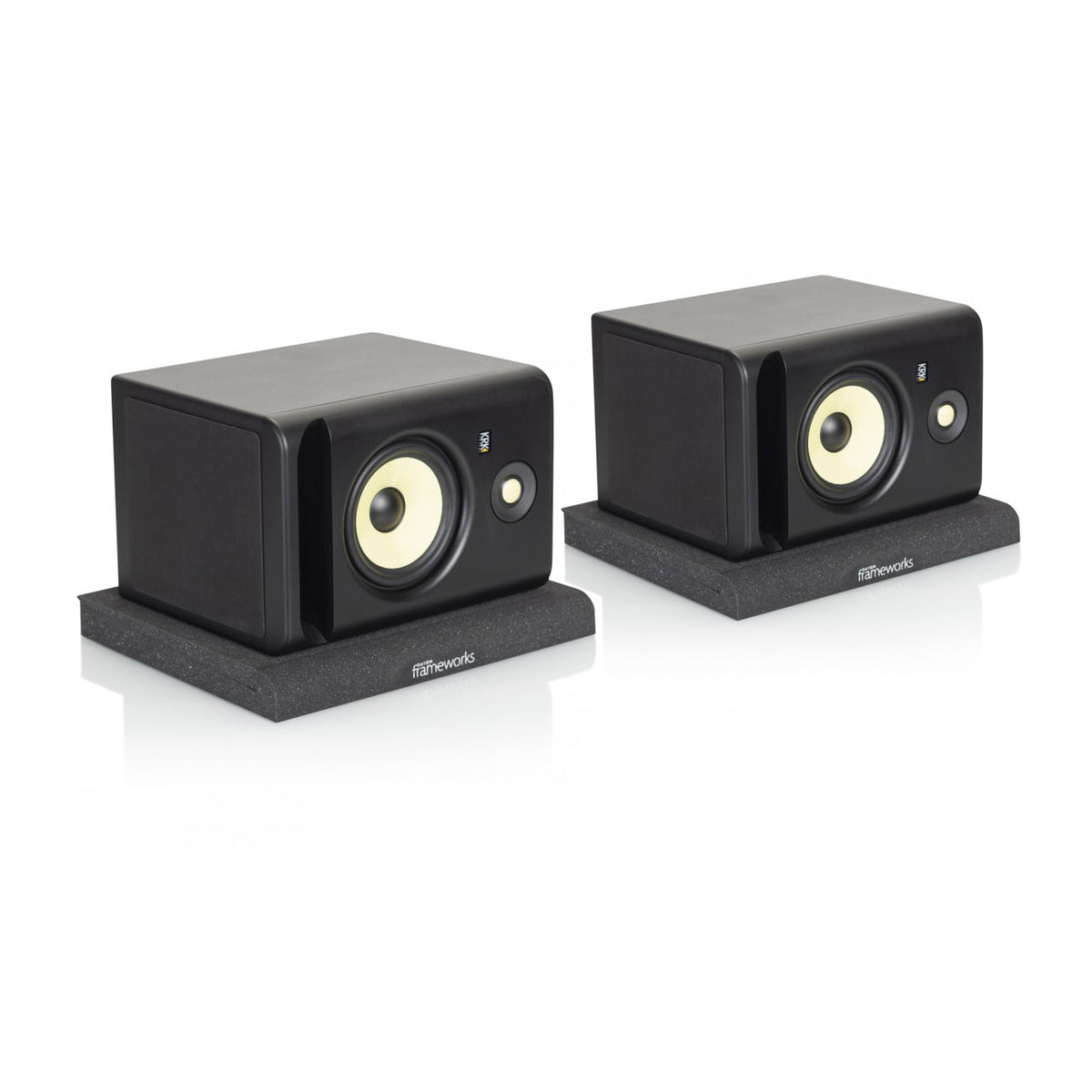 Gator Frameworks GFW-ISOPAD-LG Studio Monitor Isolation Pads - Large (for 8-inch Studio Monitors)