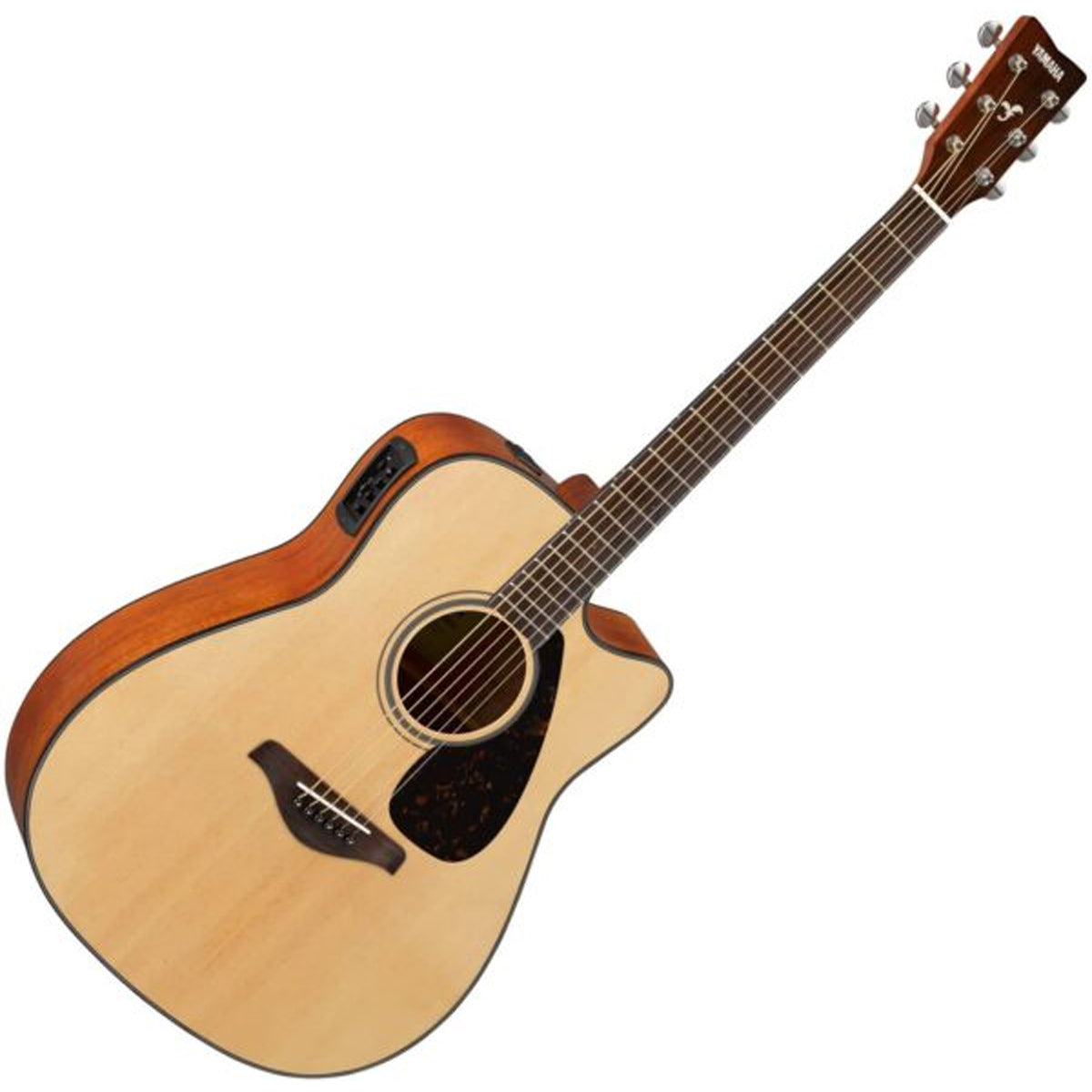 Yamaha FGX800C Solid Top Semi-Acoustic Guitar