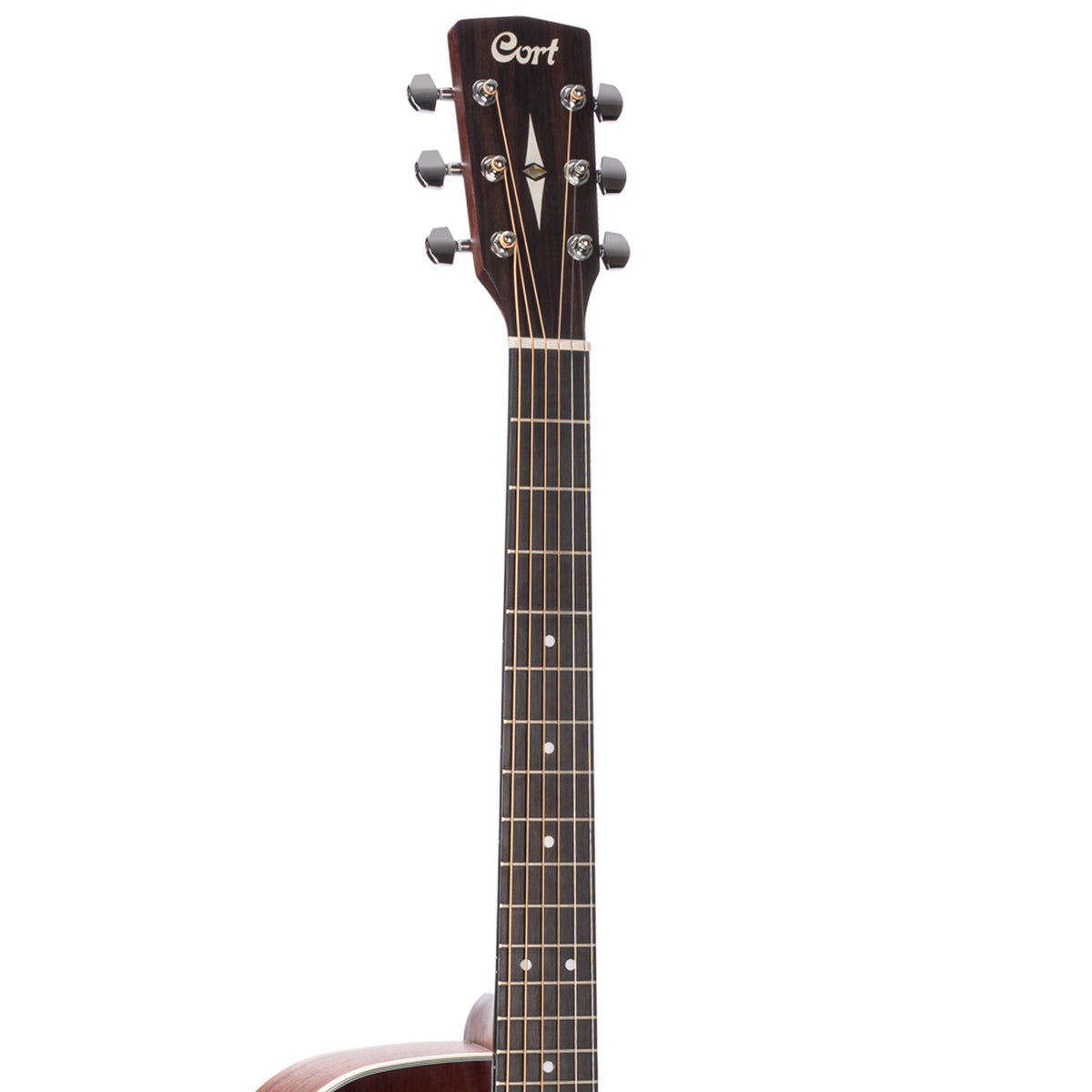 Cort MR500E Dreadnought Cutaway Semi-Acoustic Guitar-Brown Burst