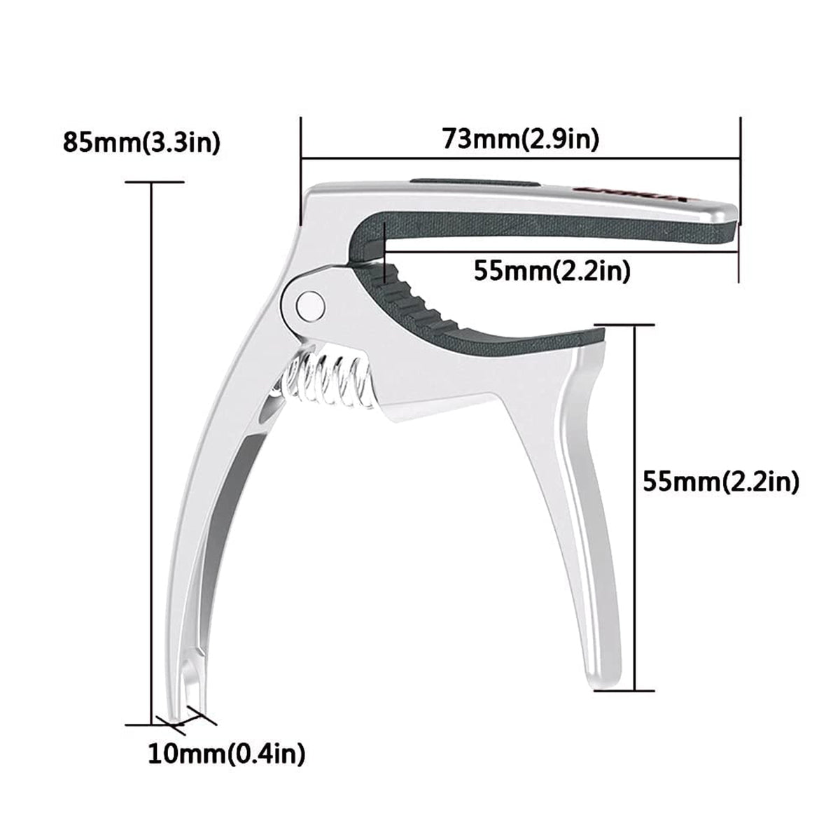Galux GC-500A Guitar Capo - Silver