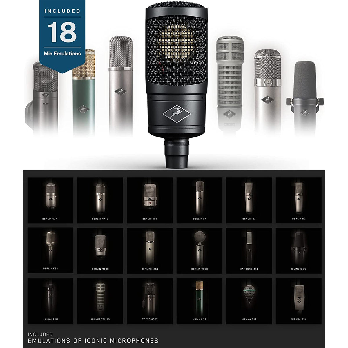 Antelope Audio Edge Solo Large-Diaphragm Cardioid Modeling Microphone