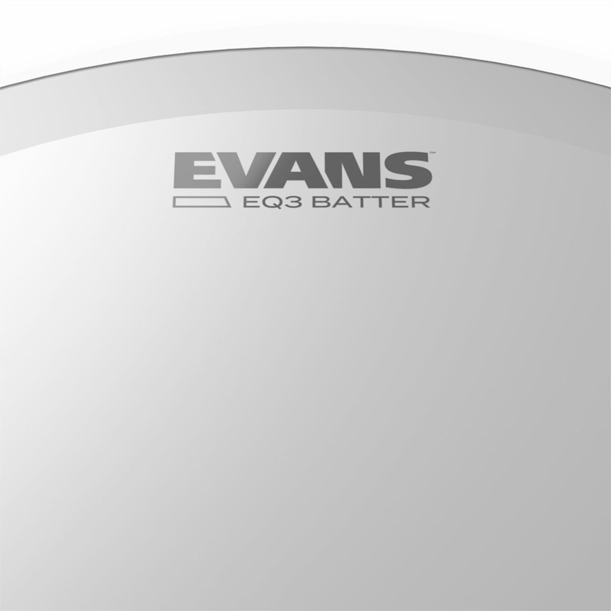 Evans BD22GB3C EQ3 22-Inch Frosted Bass Drumhead