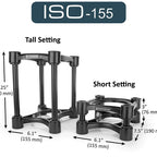 IsoAcoustics ISO 155 Isolation Stands for Studio Monitors Pair