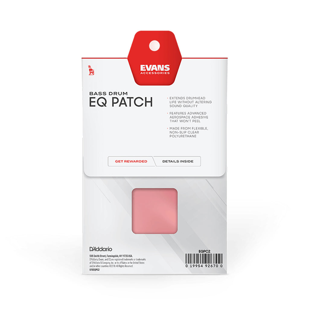 Daddario EQPC2 Clear Plastic Double EQ Patch
