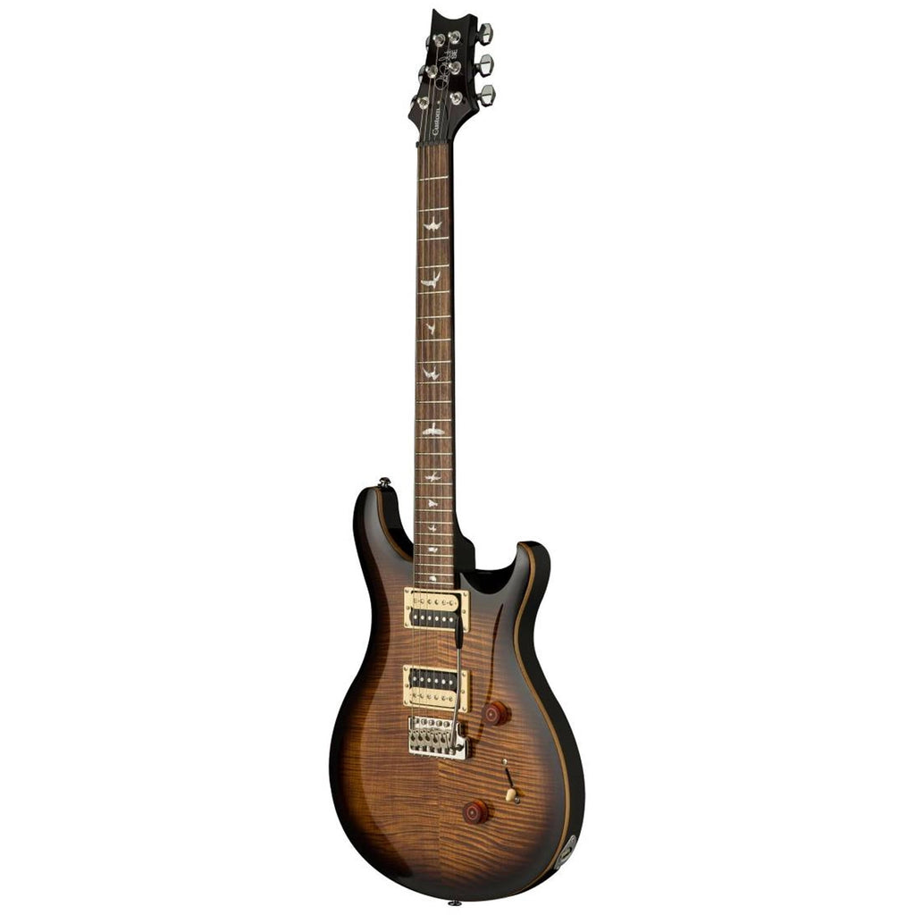 PRS SE Custom 24 Electric Guitar-Black Gold Burst