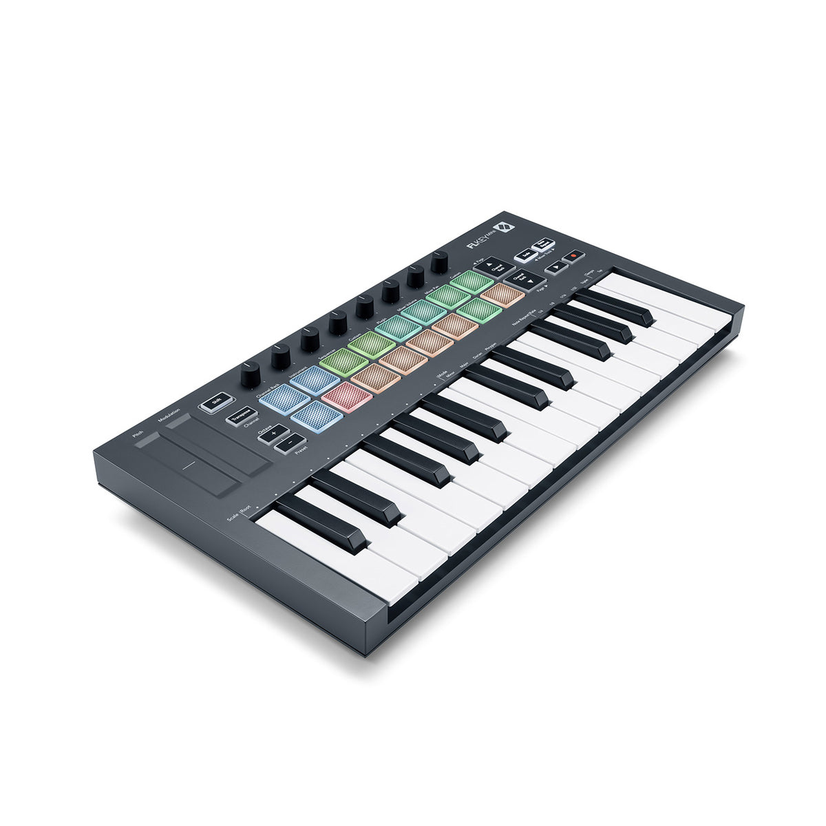 Novation FL KeyMINI 25-Mini Keys Compact Midi controller keyboard for FL Studio