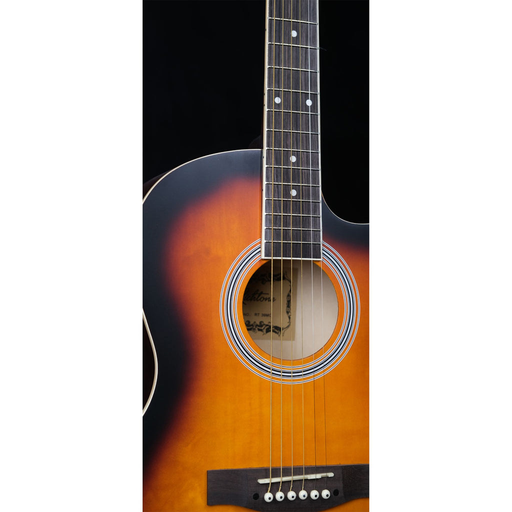 Richtone RT39C Sunburst matt cutaway guitar