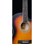 Richtone RT39C Sunburst matt cutaway guitar