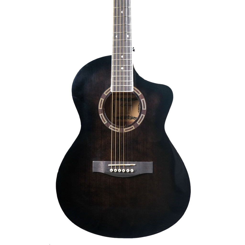 Richtone B139C CHARCOAL glossy JF style cutaway Acoustic guitar