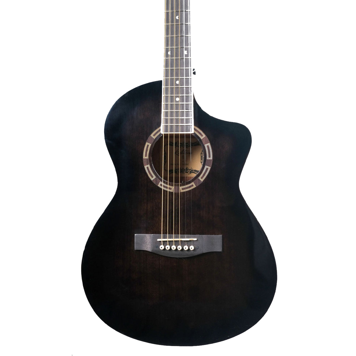 Richtone B139C CHARCOAL glossy JF style cutaway Acoustic guitar