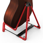 K&M Acoustic Guitar Stand Heli 2 Red
