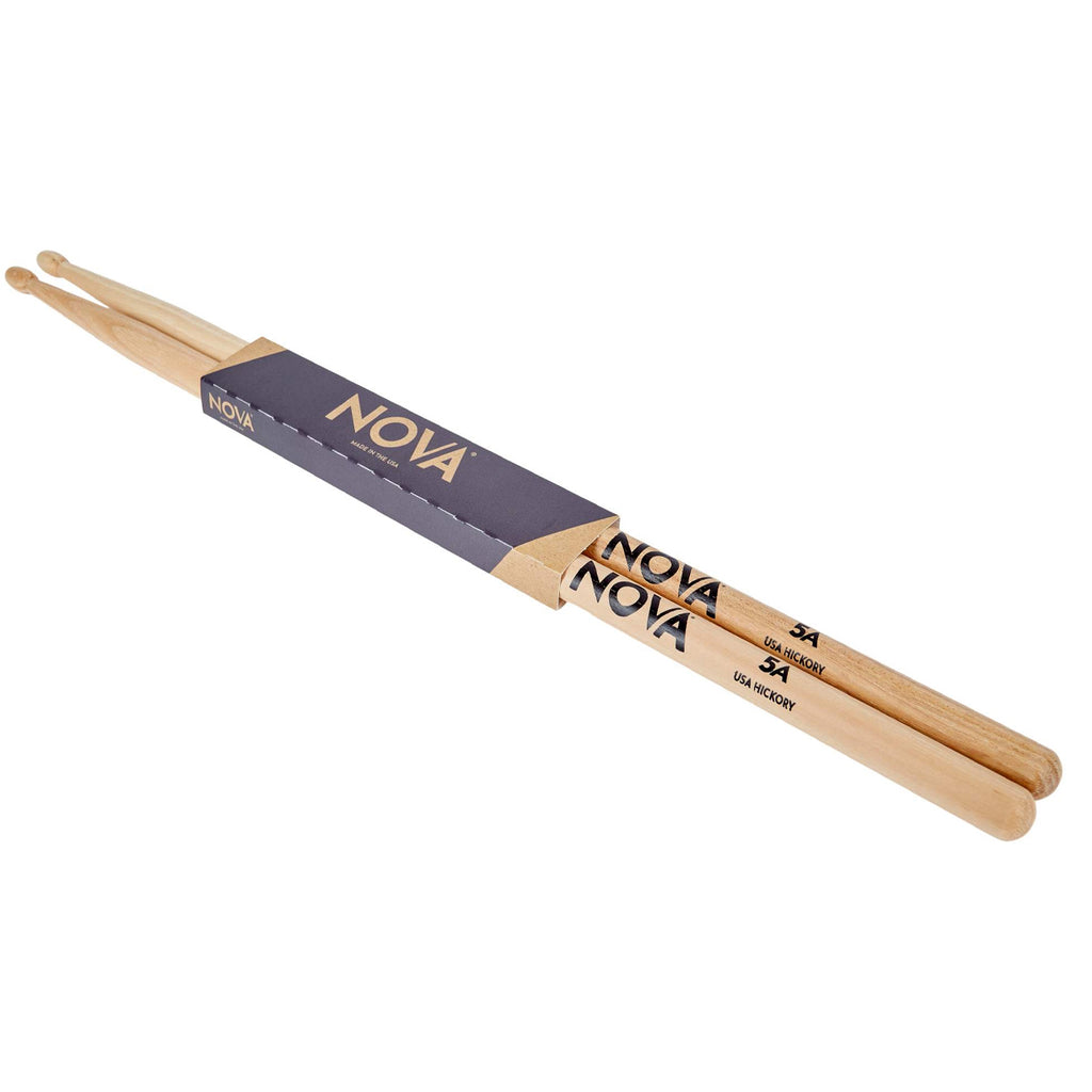 VIC FIRTH NOVA 5A WOODEN TIP DRUM STICK-Pair