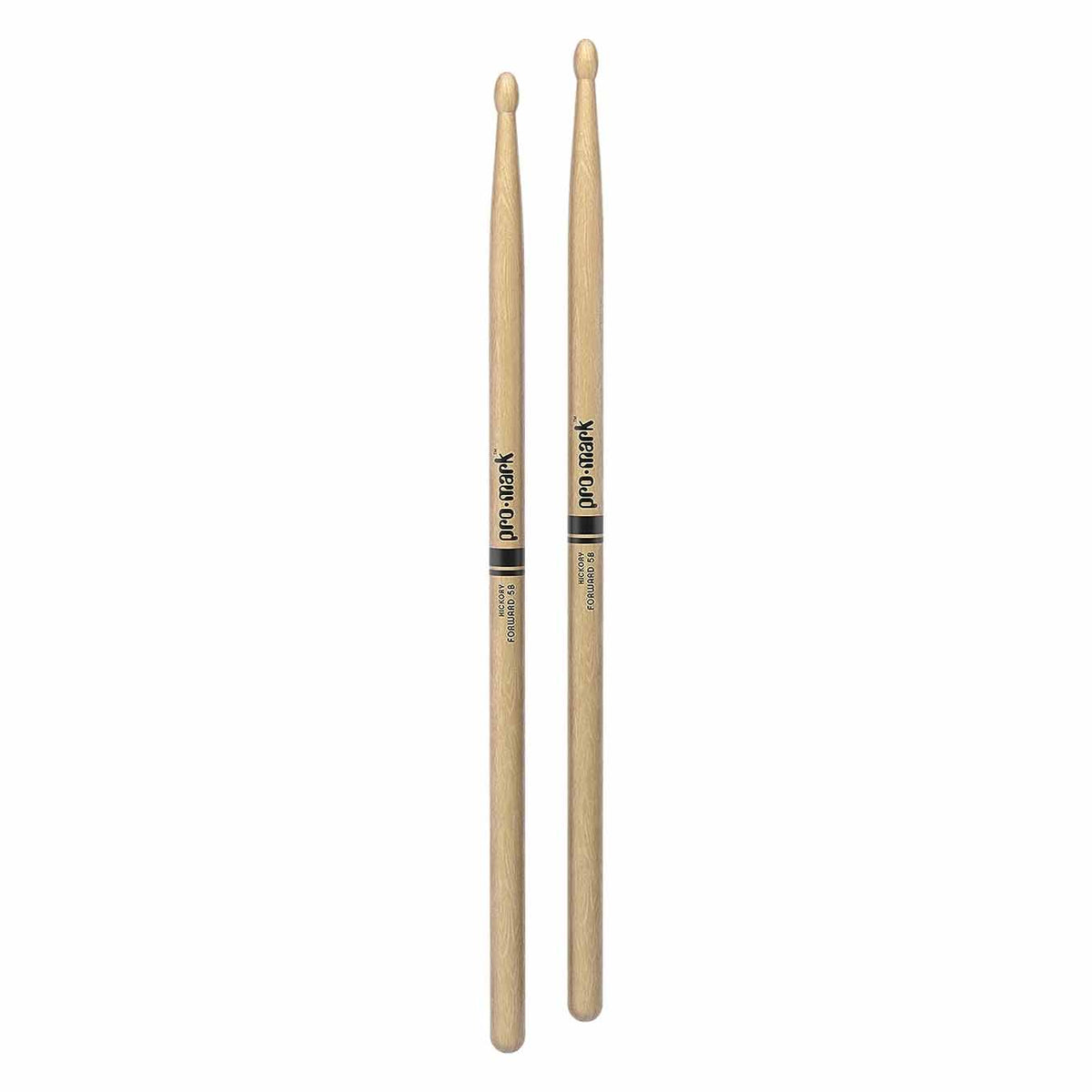 Promark Drum Sticks FORWARD 5B Lacquered Hickory TX5BW Pair