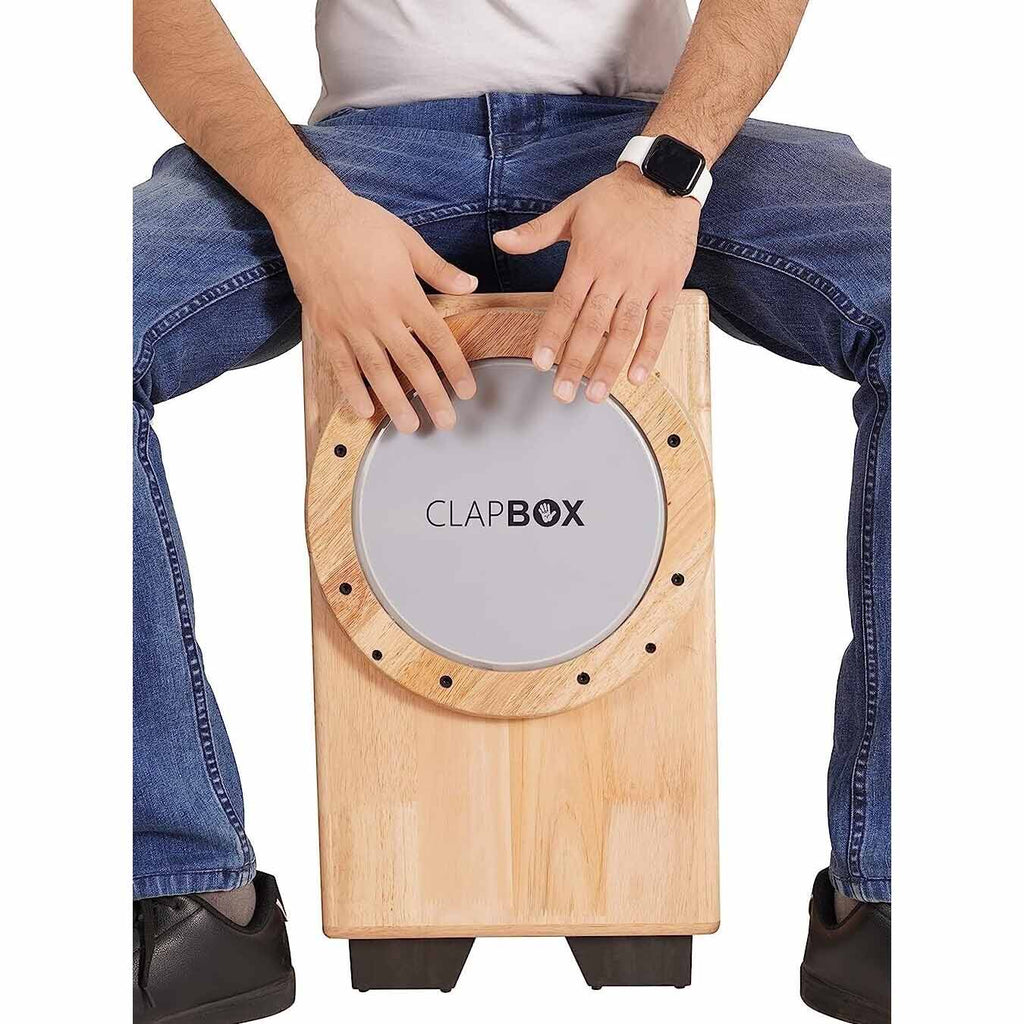 Clapbox Cajembe Cajon (4 instruments in 1) - Rubber wood