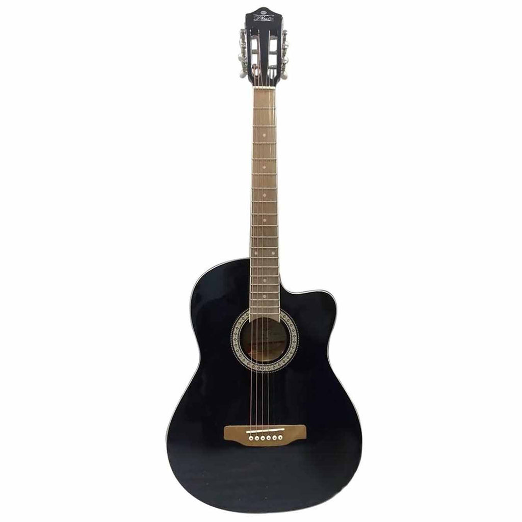 Pluto HW39C-201 39-inch Cutaway Acoustic Guitar (Black)