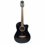 Pluto HW39C-201 39-inch Cutaway Acoustic Guitar (Black)